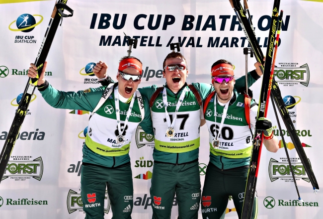 IBU Cup: gara sprint oggi con tre tedeschi a podio tra i maschi, vince Fratzscher