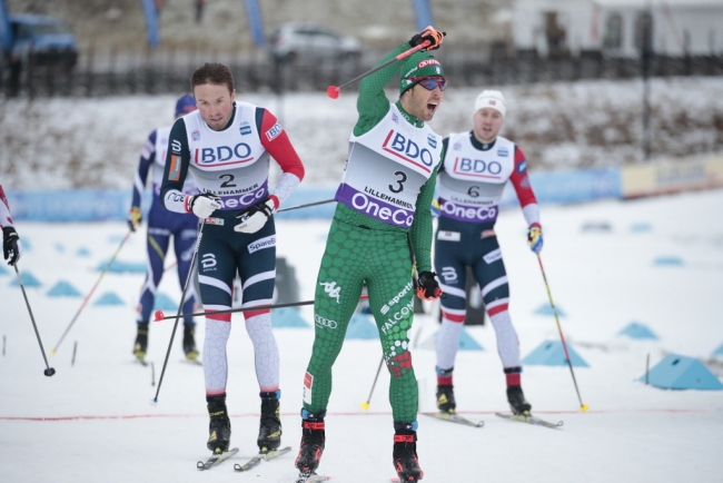 Fantastica vittoria di Pellegrino nella sprint di Lillehammer